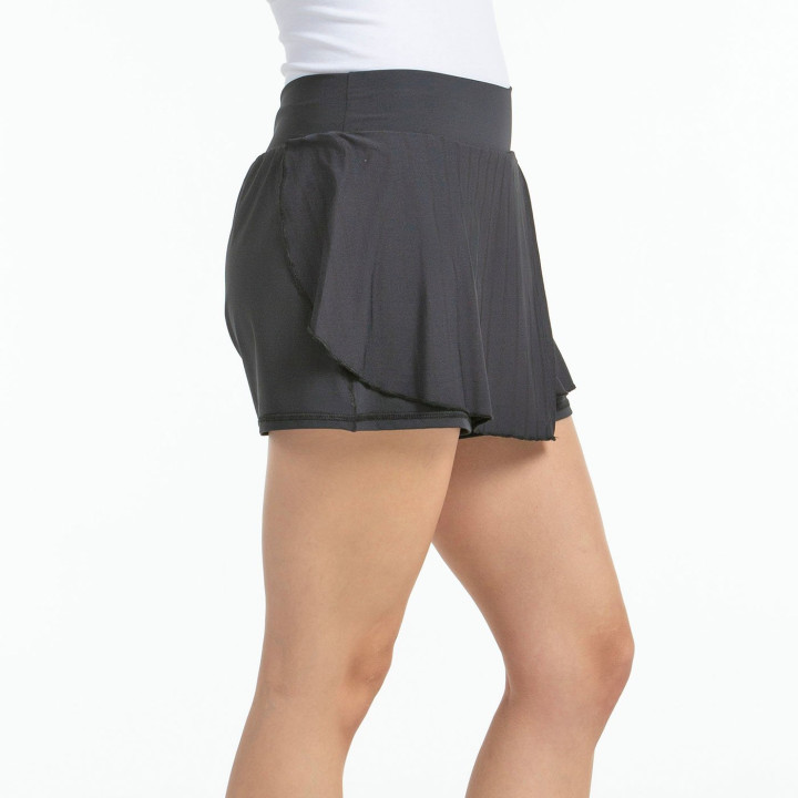 SKIRT BULLPADEL ADRAR BLACK TWO-TONE FABRIC