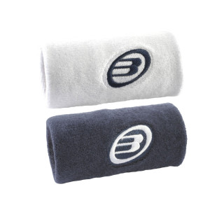 BULLPADEL BPMU252 WHITE/NAVY BLUE WRISTBAND