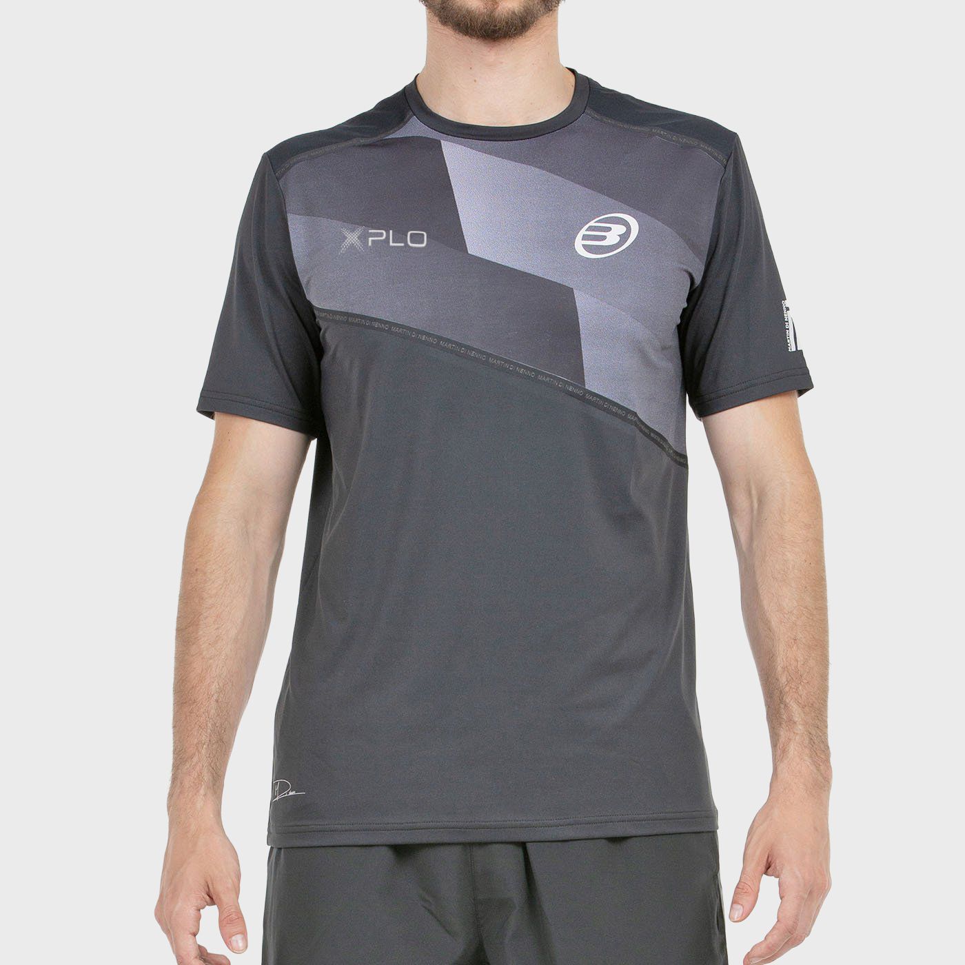 T-SHIRT BULLPADEL DI NENNO 25V BLACK