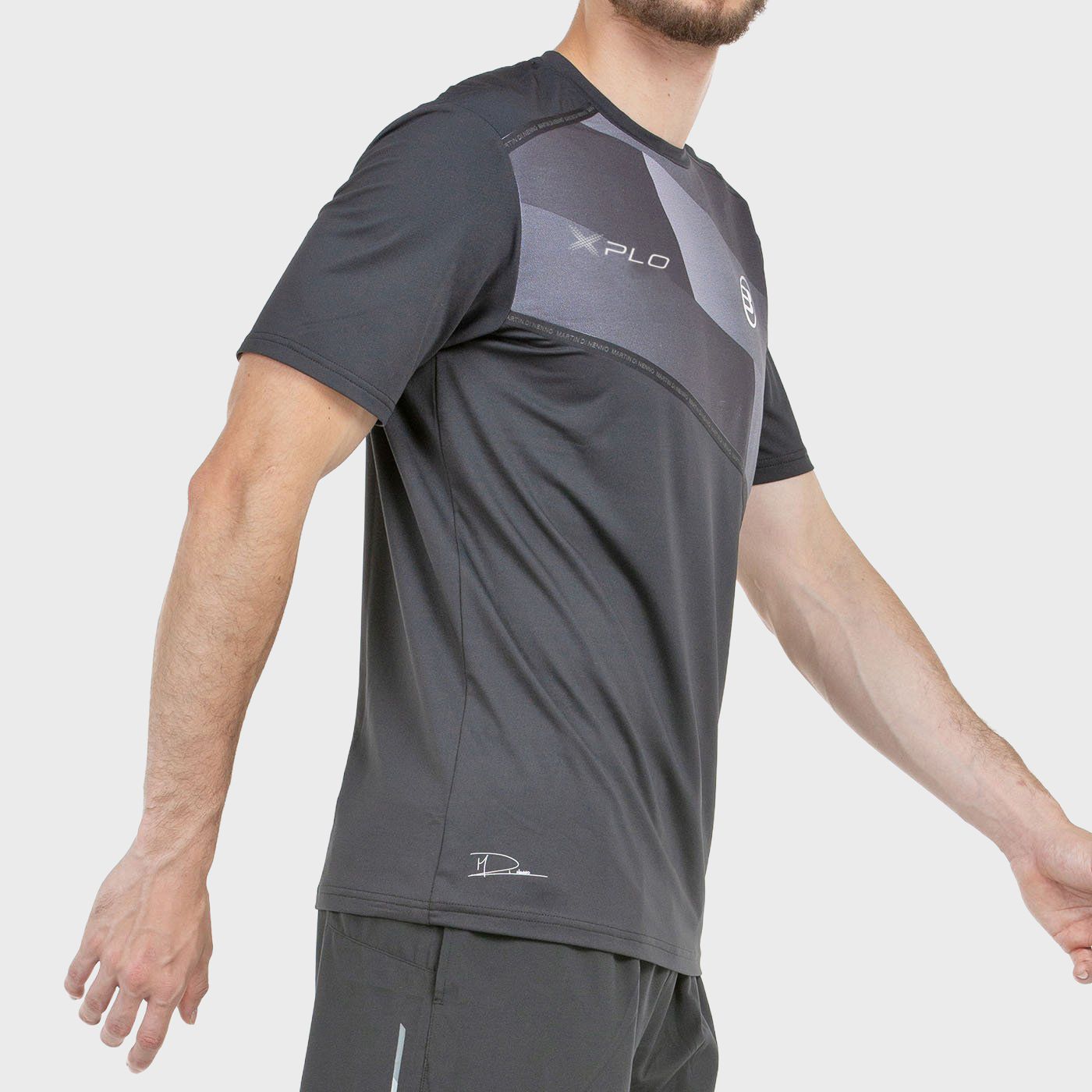 T-SHIRT BULLPADEL DI NENNO 25V BLACK