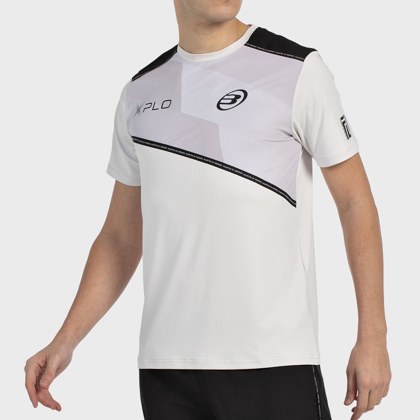 T-SHIRT BULLPADEL DI NENNO 25V GRIS PERLE