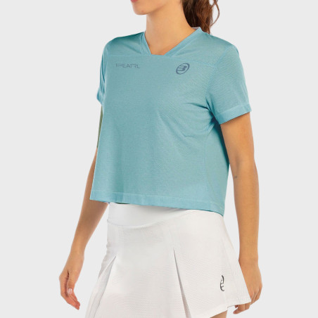tienda de padel Madrid, tienda de padel online, tienda de padel españa, tienda de padel en linea, CAMISETA BULLPADEL BEA 25V AGU