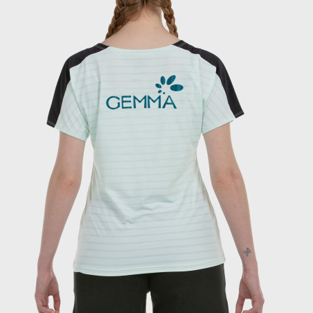 T-SHIRTBULLPADEL GEMMA 25V EAU VERTE