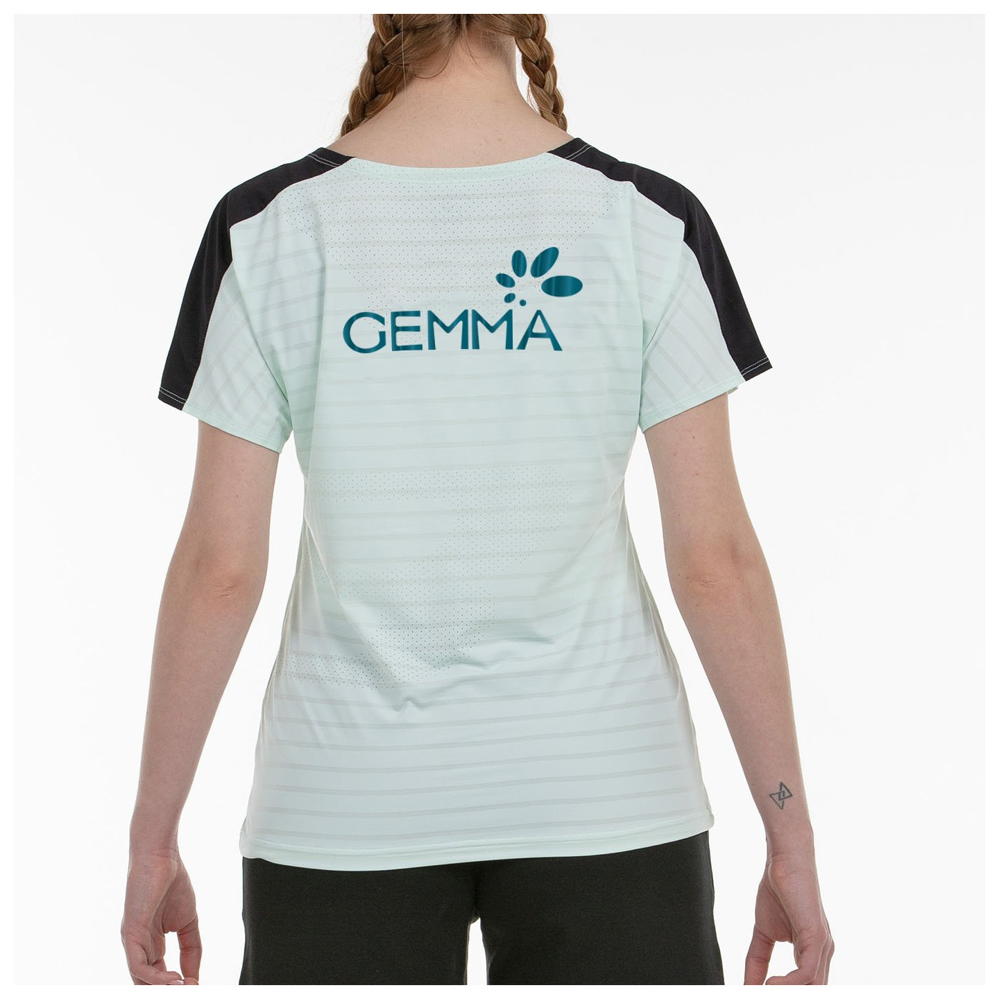 T-SHIRTBULLPADEL GEMMA 25V EAU VERTE