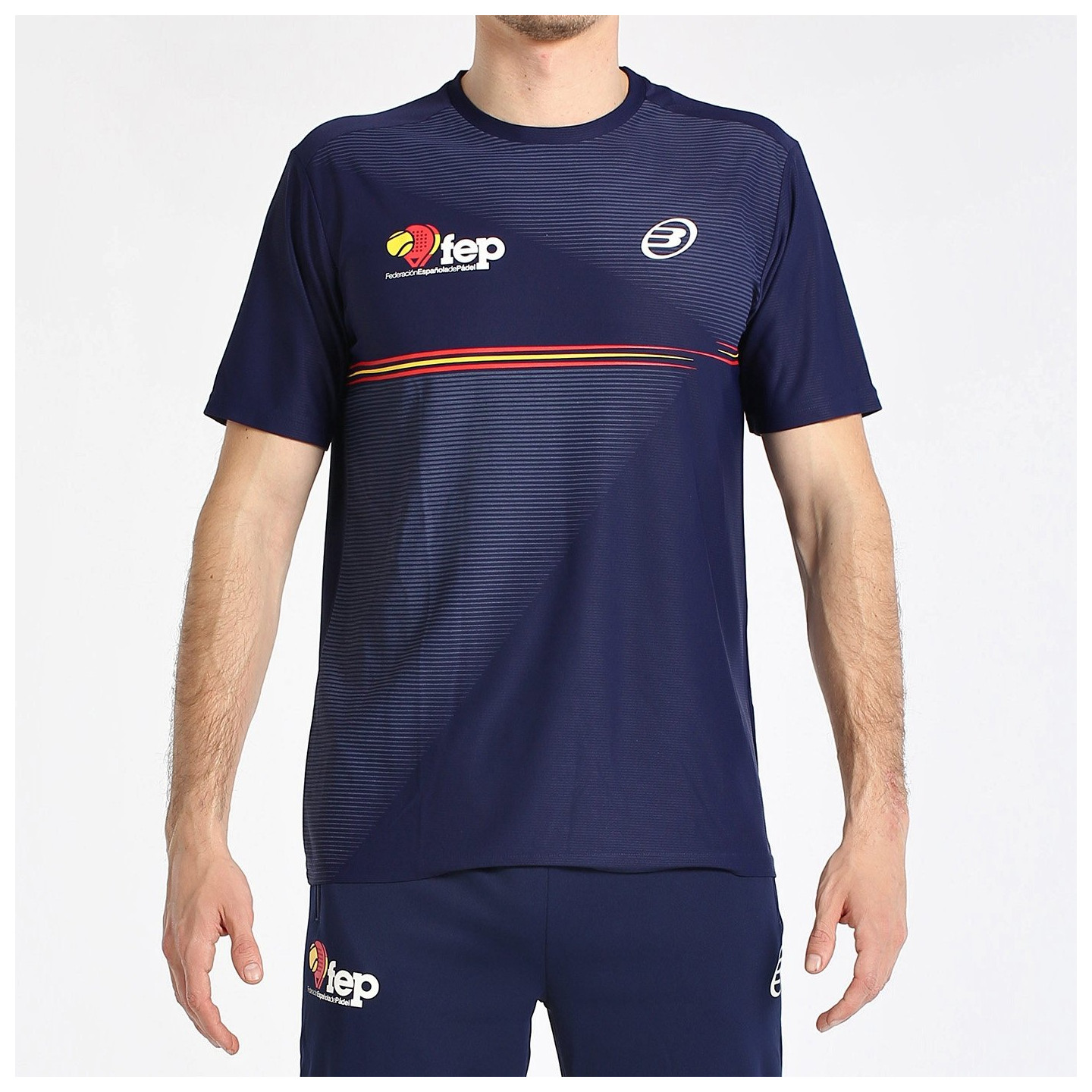 tienda de padel Madrid, tienda de padel online, tienda de padel españa, tienda de padel en linea, CAMISETA BULLPADEL FANG AZUL M