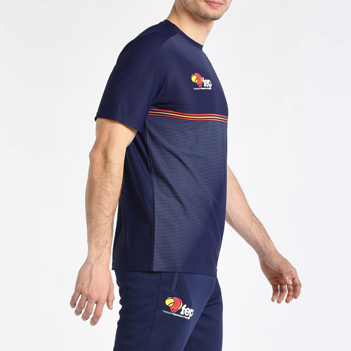 tienda de padel Madrid, tienda de padel online, tienda de padel españa, tienda de padel en linea, CAMISETA BULLPADEL FANG AZUL M