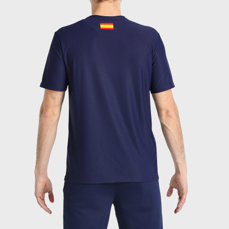 T-SHIRT BULLPADEL FANG BLEU MARINE