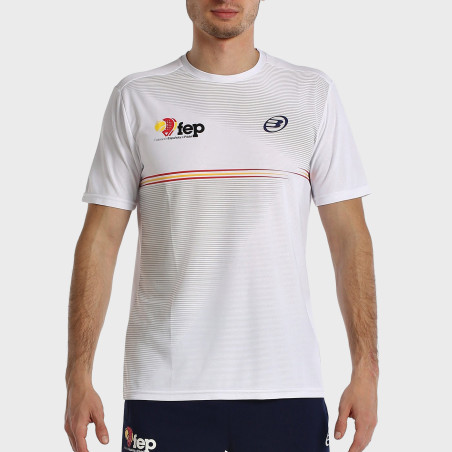 tienda de padel Madrid, tienda de padel online, tienda de padel españa, tienda de padel en linea, CAMISETA BULLPADEL FANG BLANCO
