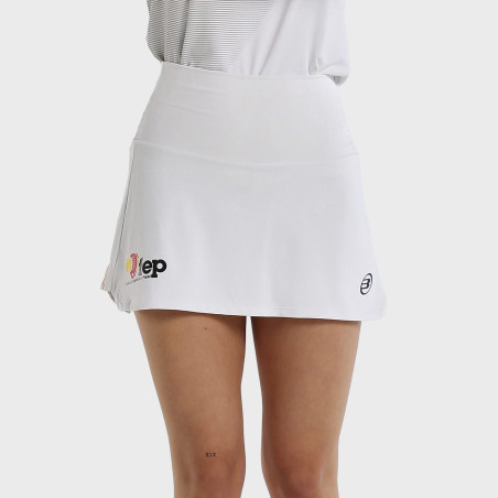tienda de padel Madrid, tienda de padel online, tienda de padel españa, tienda de padel en linea, FALDA BULLPADEL FURD BLANCO