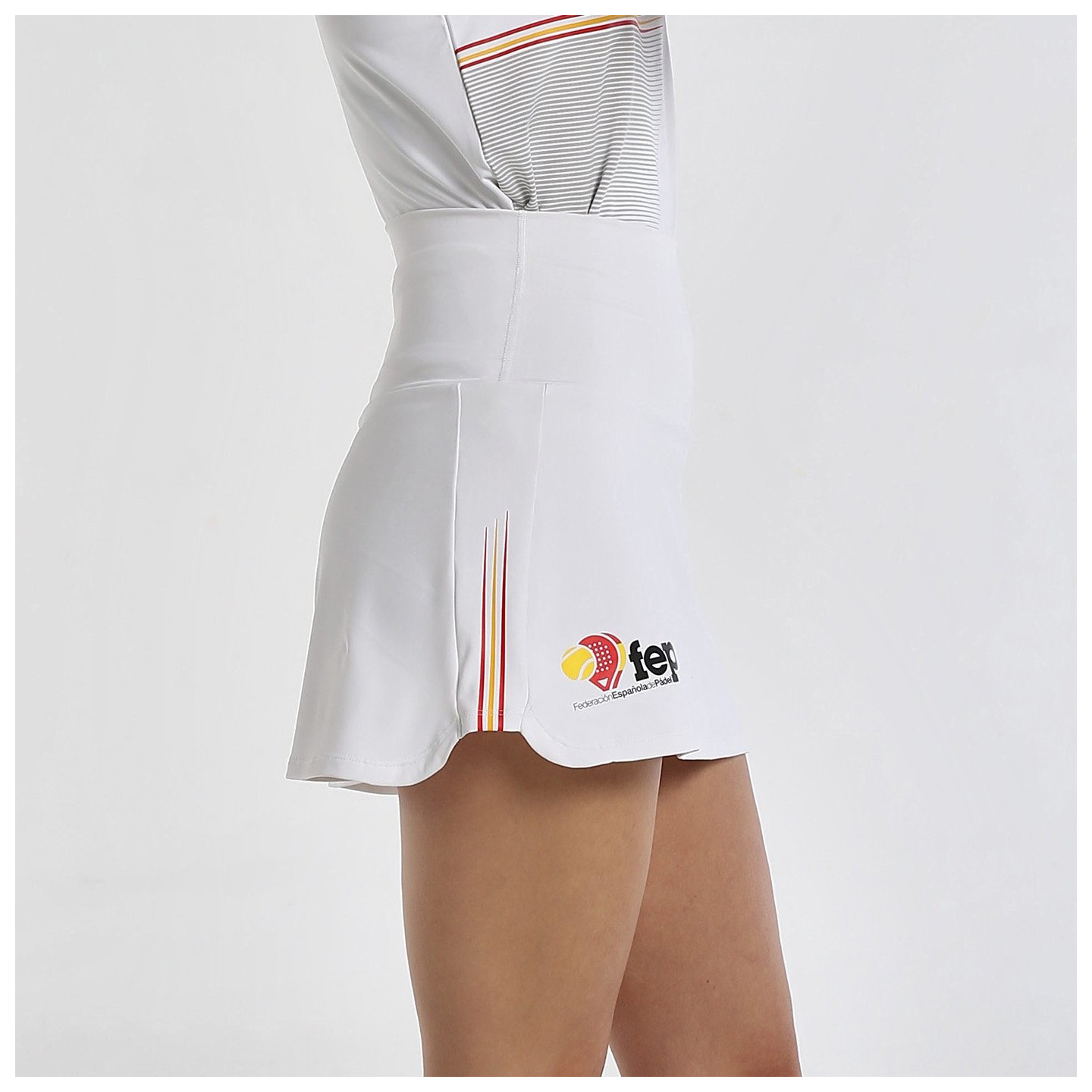 JUPE BULLPADEL FURD BLANC