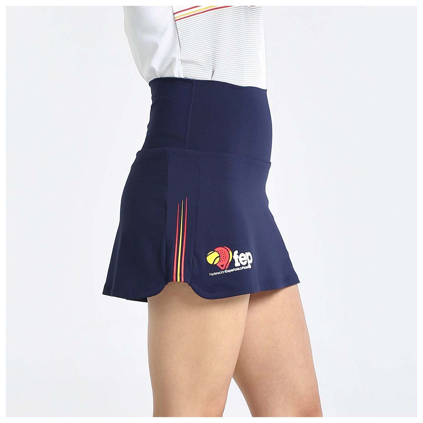 tienda de padel Madrid, tienda de padel online, tienda de padel españa, tienda de padel en linea, FALDA BULLPADEL FURD AZUL MARI