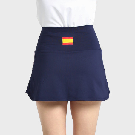 tienda de padel Madrid, tienda de padel online, tienda de padel españa, tienda de padel en linea, FALDA BULLPADEL FURD AZUL MARI