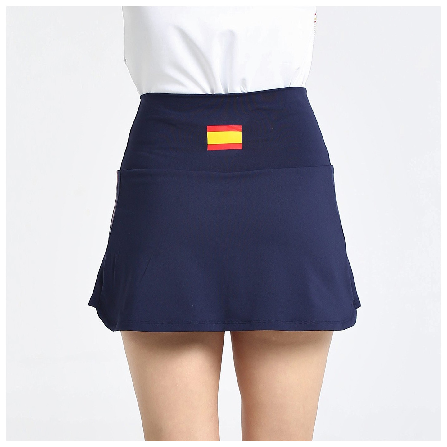 tienda de padel Madrid, tienda de padel online, tienda de padel españa, tienda de padel en linea, FALDA BULLPADEL FURD AZUL MARI