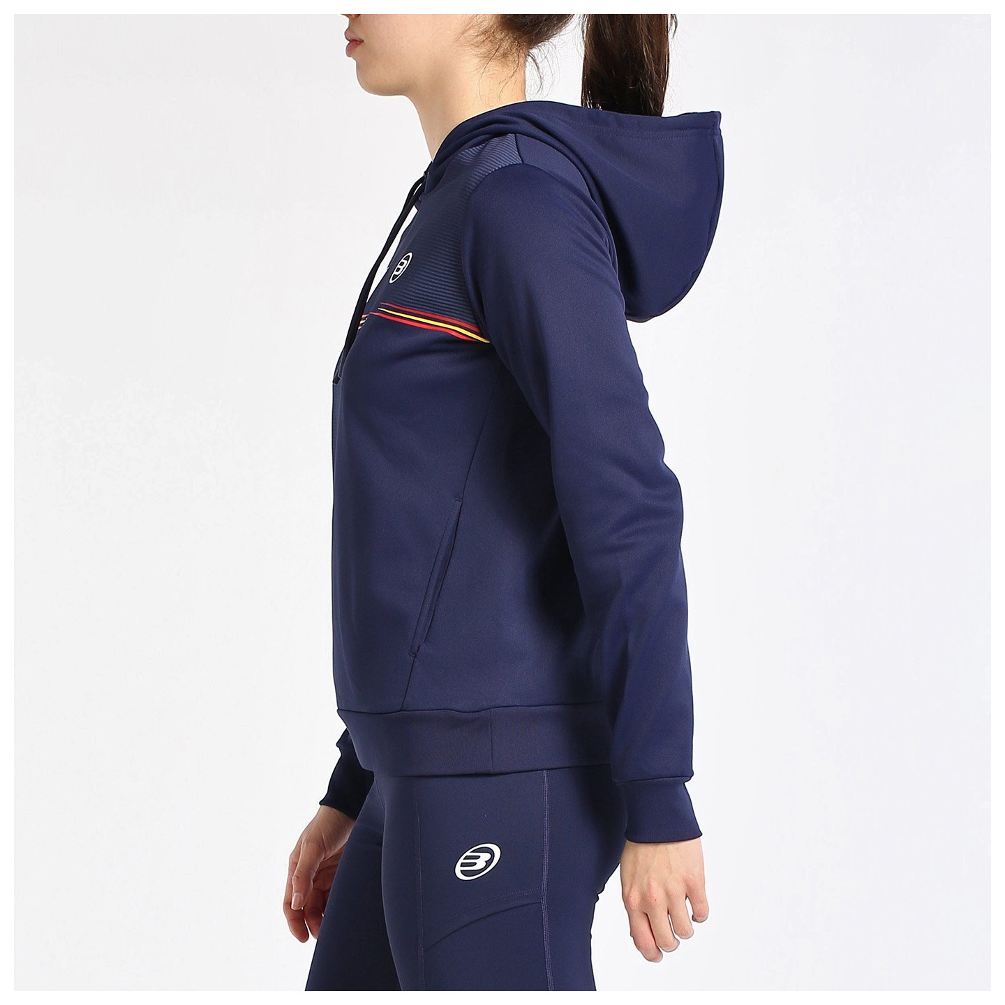 tienda de padel Madrid, tienda de padel online, tienda de padel españa, tienda de padel en linea, SUDADERA BULLPADEL FUENLA AZUL