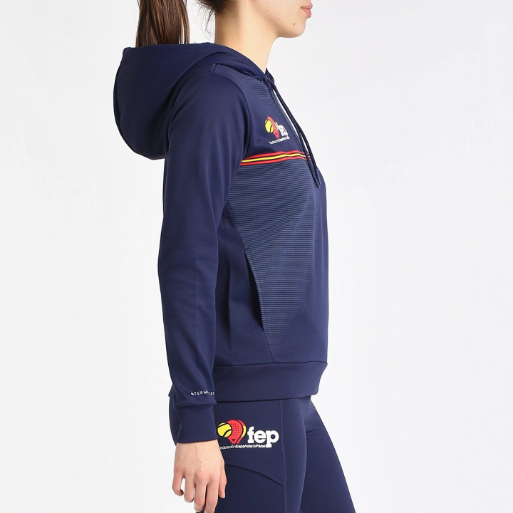 tienda de padel Madrid, tienda de padel online, tienda de padel españa, tienda de padel en linea, SUDADERA BULLPADEL FUENLA AZUL