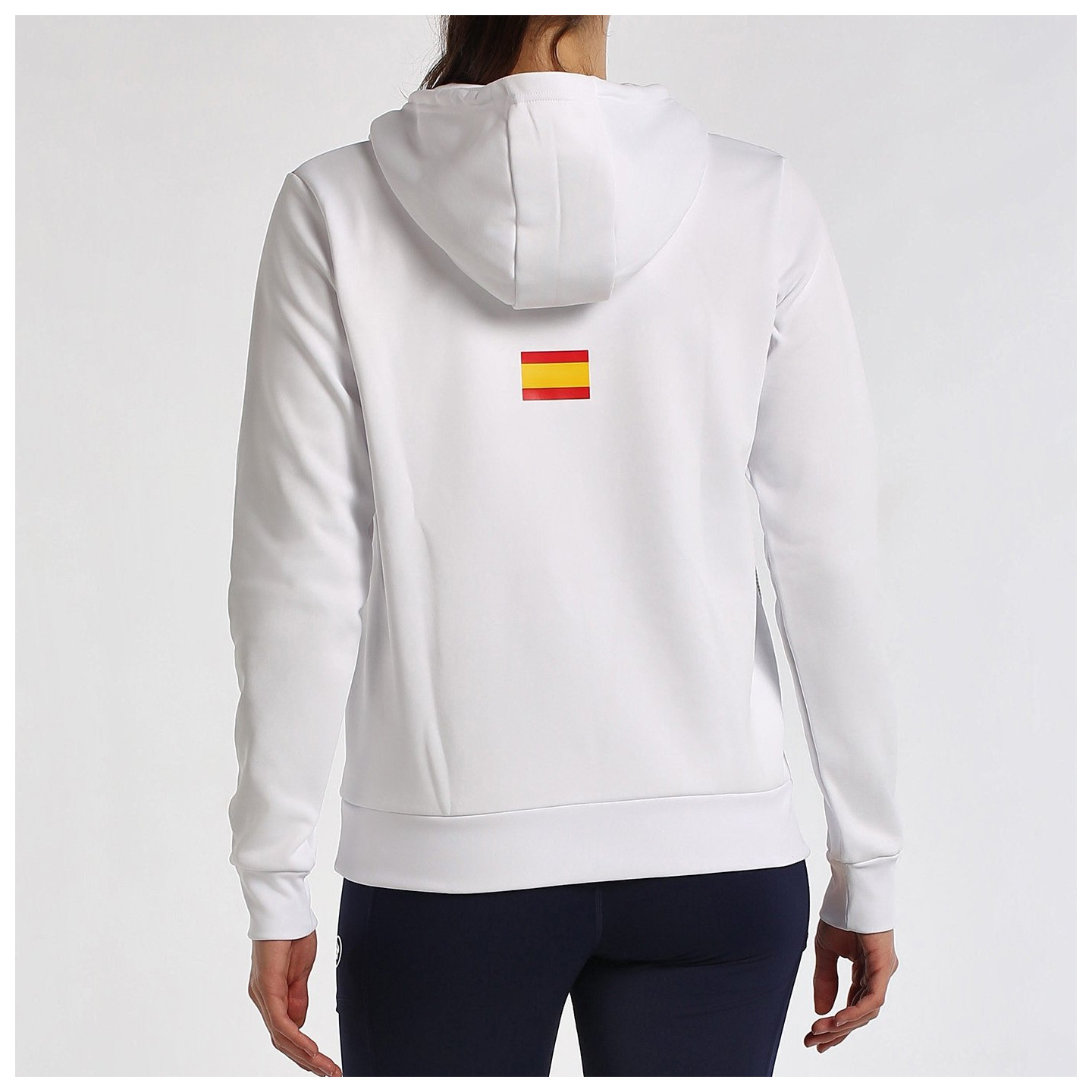 tienda de padel Madrid, tienda de padel online, tienda de padel españa, tienda de padel en linea, SUDADERA BULLPADEL FUENLA BLAN