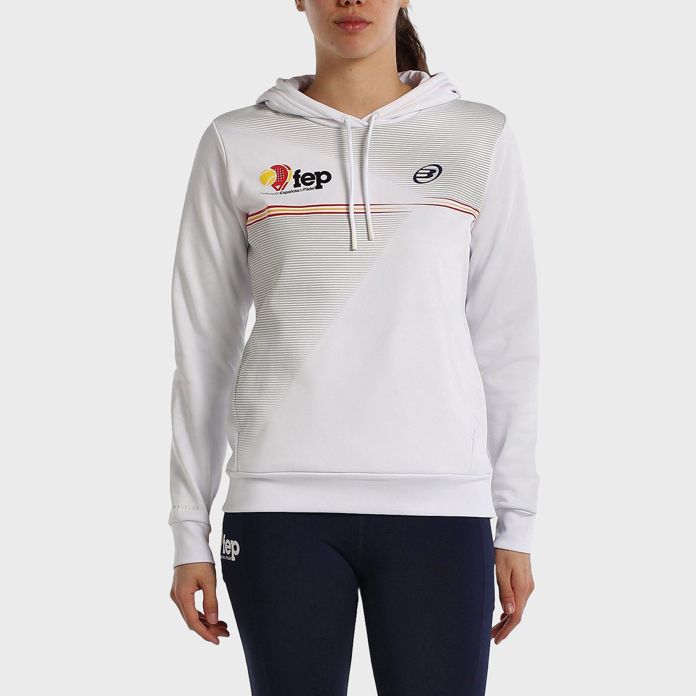 FELPA BULLPADEL FUENLA BIANCO