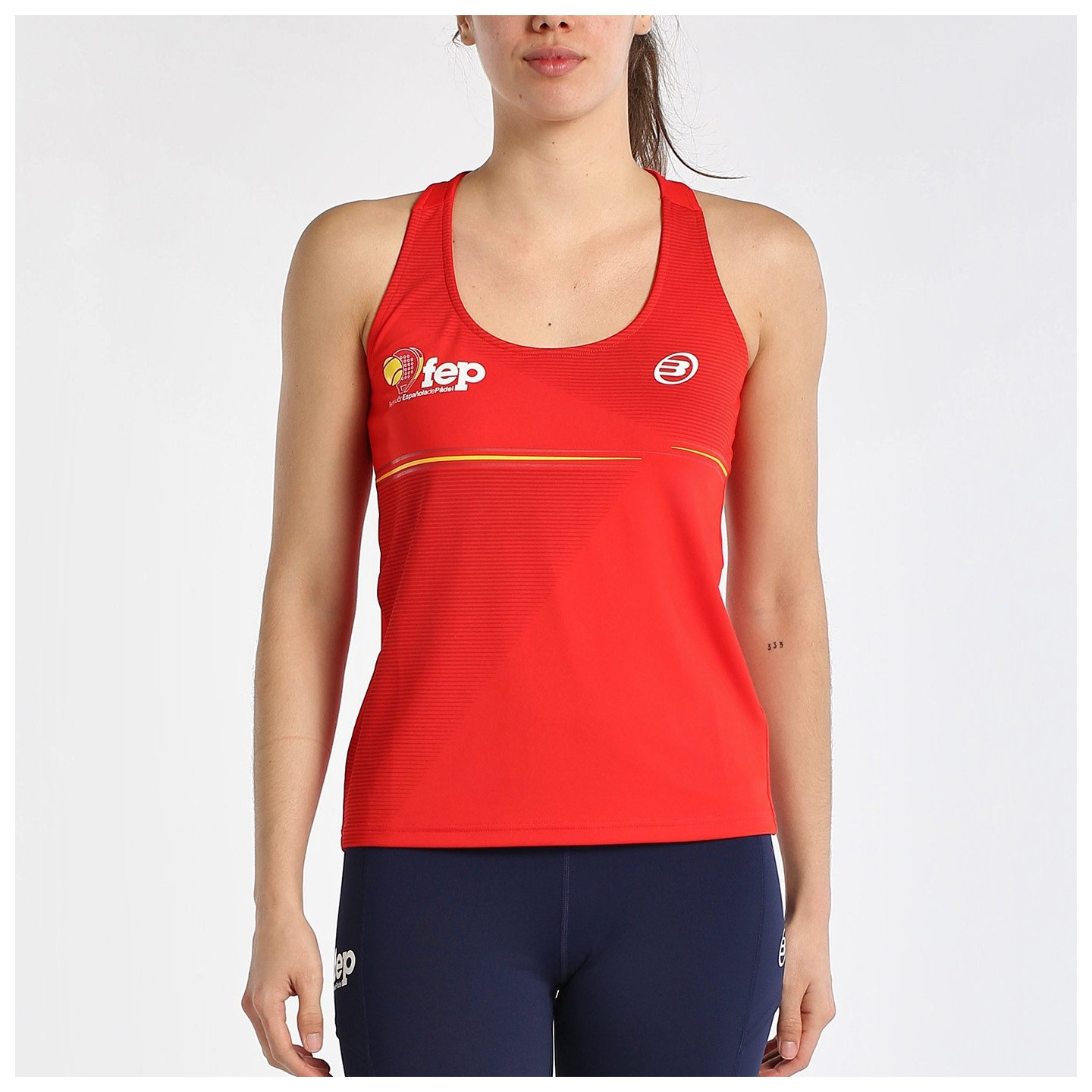 tienda de padel Madrid, tienda de padel online, tienda de padel españa, tienda de padel en linea, CAMISETA BULLPADEL FUNI ROJO