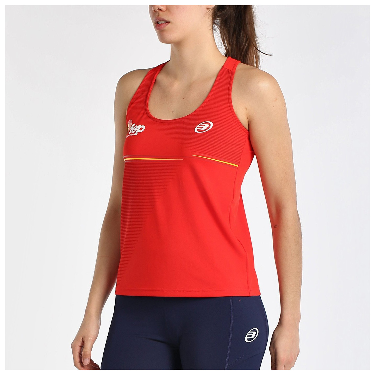 tienda de padel Madrid, tienda de padel online, tienda de padel españa, tienda de padel en linea, CAMISETA BULLPADEL FUNI ROJO