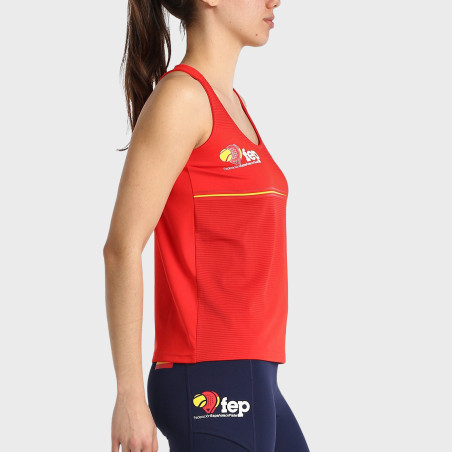 DÉBARDEUR BULLPADEL FUNI ROUGE