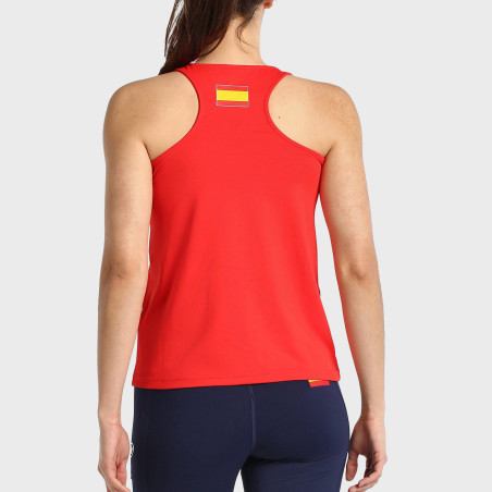 T-SHIRT BULLPADEL FUNI ROUGE