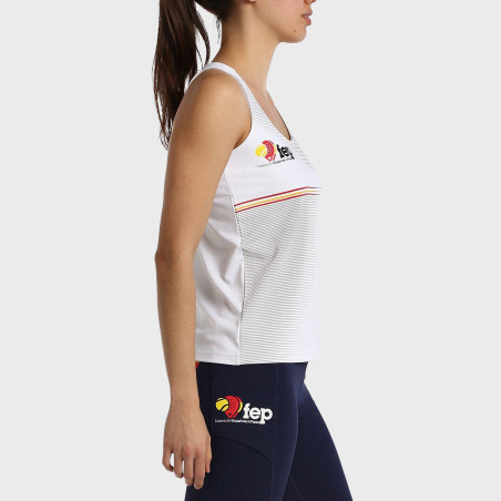 TANK TOP BULLPADEL FUNI WHITE