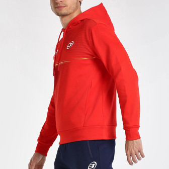 tienda de padel Madrid, tienda de padel online, tienda de padel españa, tienda de padel en linea, SUDADERA BULLPADEL FORCA ROJO