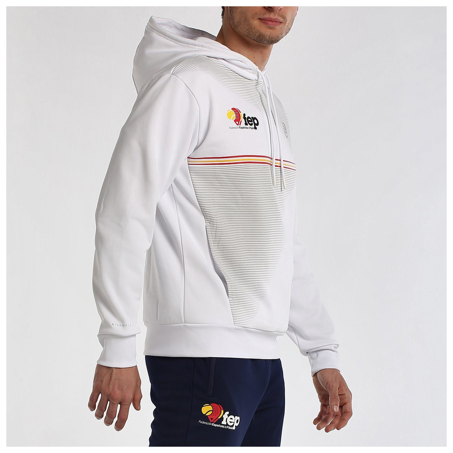 tienda de padel Madrid, tienda de padel online, tienda de padel españa, tienda de padel en linea, SUDADERA BULLPADEL FORCA BLANC