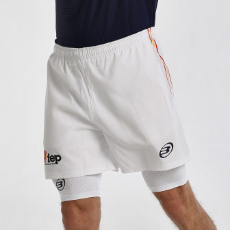 SHORTS BULLPADEL FRAGOSA WHITE