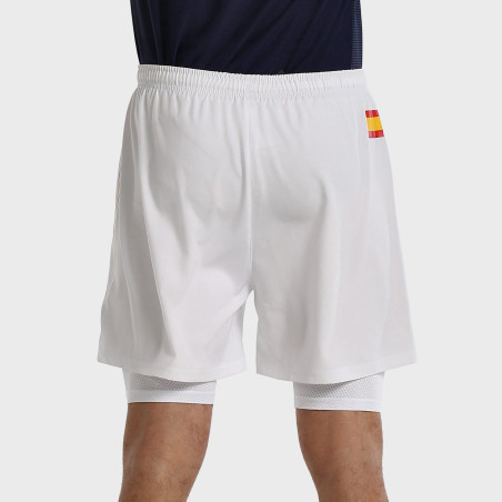 SHORTS BULLPADEL FRAGOSA BIANCO