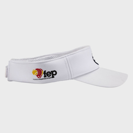 tienda de padel Madrid, tienda de padel online, tienda de padel españa, tienda de padel en linea, VISERA BULLPADEL BPV FEP25 BLA