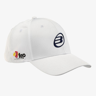 tienda de padel Madrid, tienda de padel online, tienda de padel españa, tienda de padel en linea, GORRA BULLPADEL BPG FEP25 BLAN