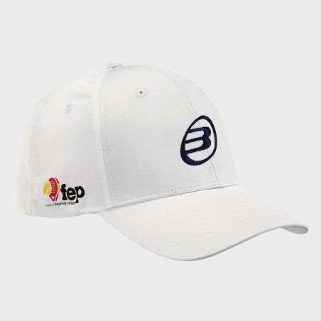 tienda de padel Madrid, tienda de padel online, tienda de padel españa, tienda de padel en linea, GORRA BULLPADEL BPG FEP25 BLAN