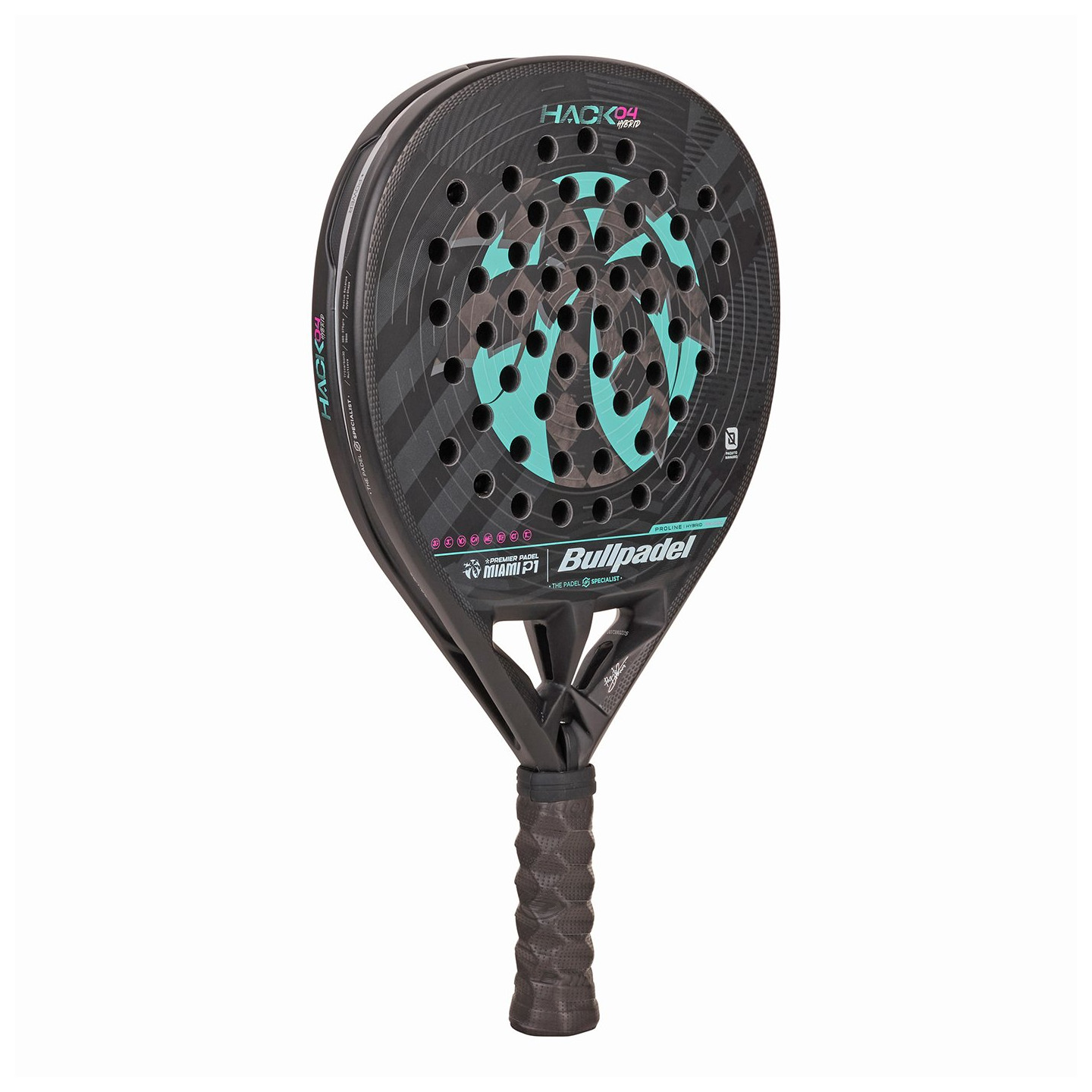 tienda de padel Madrid, tienda de padel online, tienda de padel españa, tienda de padel en linea, PALA BULLPADEL HACK HYBRID 04 