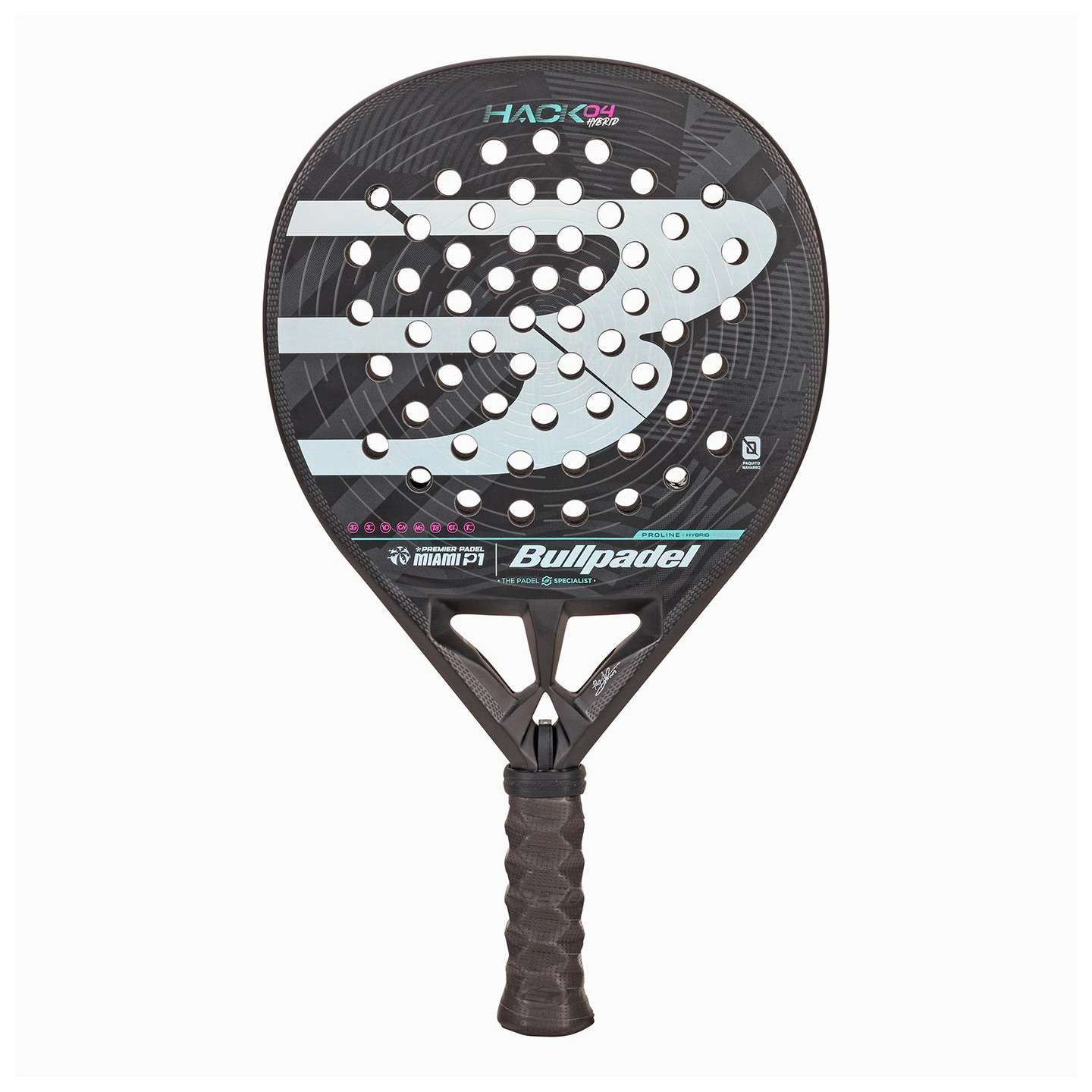 tienda de padel Madrid, tienda de padel online, tienda de padel españa, tienda de padel en linea, PALA BULLPADEL HACK HYBRID 04 