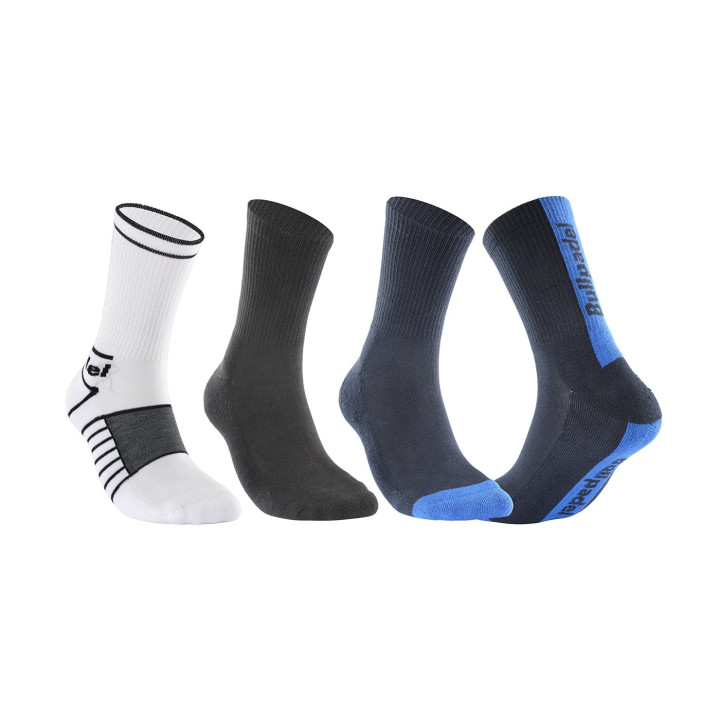 tienda de padel Madrid, tienda de padel online, tienda de padel españa, tienda de padel en linea, CALCETIN BULLPADEL BP255 (PACK