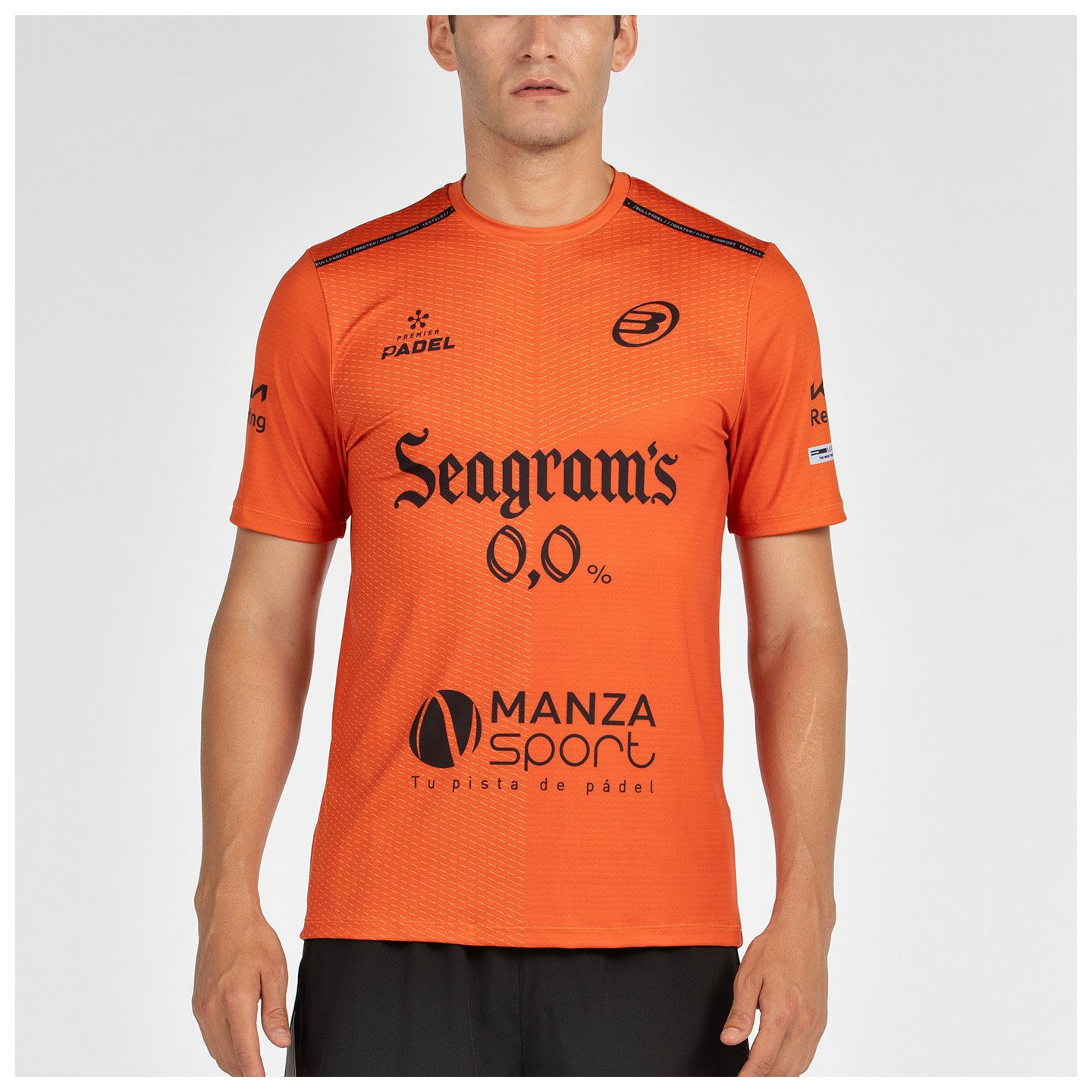 tienda de padel Madrid, tienda de padel online, tienda de padel españa, tienda de padel en linea, CAMISETA BULLPADEL MESIA PN AR