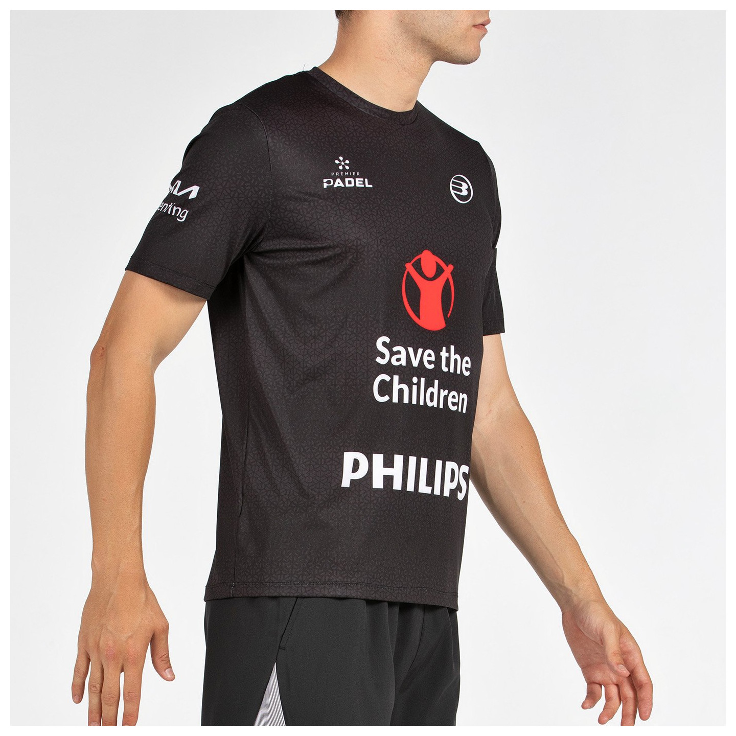 CAMISETA BULLPADEL MOFERO DN NEGRO