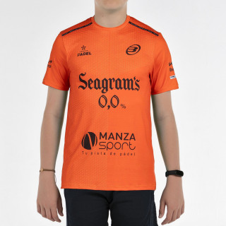 tienda de padel Madrid, tienda de padel online, tienda de padel españa, tienda de padel en linea, CAMISETA BULLPADEL MESIA PN JR