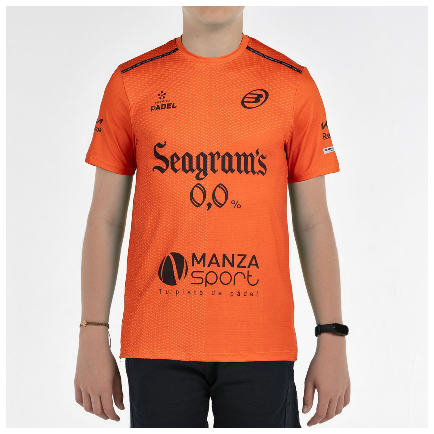 tienda de padel Madrid, tienda de padel online, tienda de padel españa, tienda de padel en linea, CAMISETA BULLPADEL MESIA PN JR