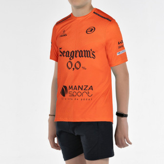 tienda de padel Madrid, tienda de padel online, tienda de padel españa, tienda de padel en linea, CAMISETA BULLPADEL MESIA PN JR