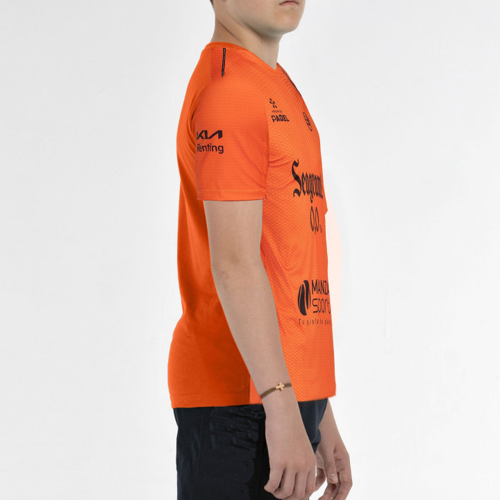 tienda de padel Madrid, tienda de padel online, tienda de padel españa, tienda de padel en linea, CAMISETA BULLPADEL MESIA PN JR