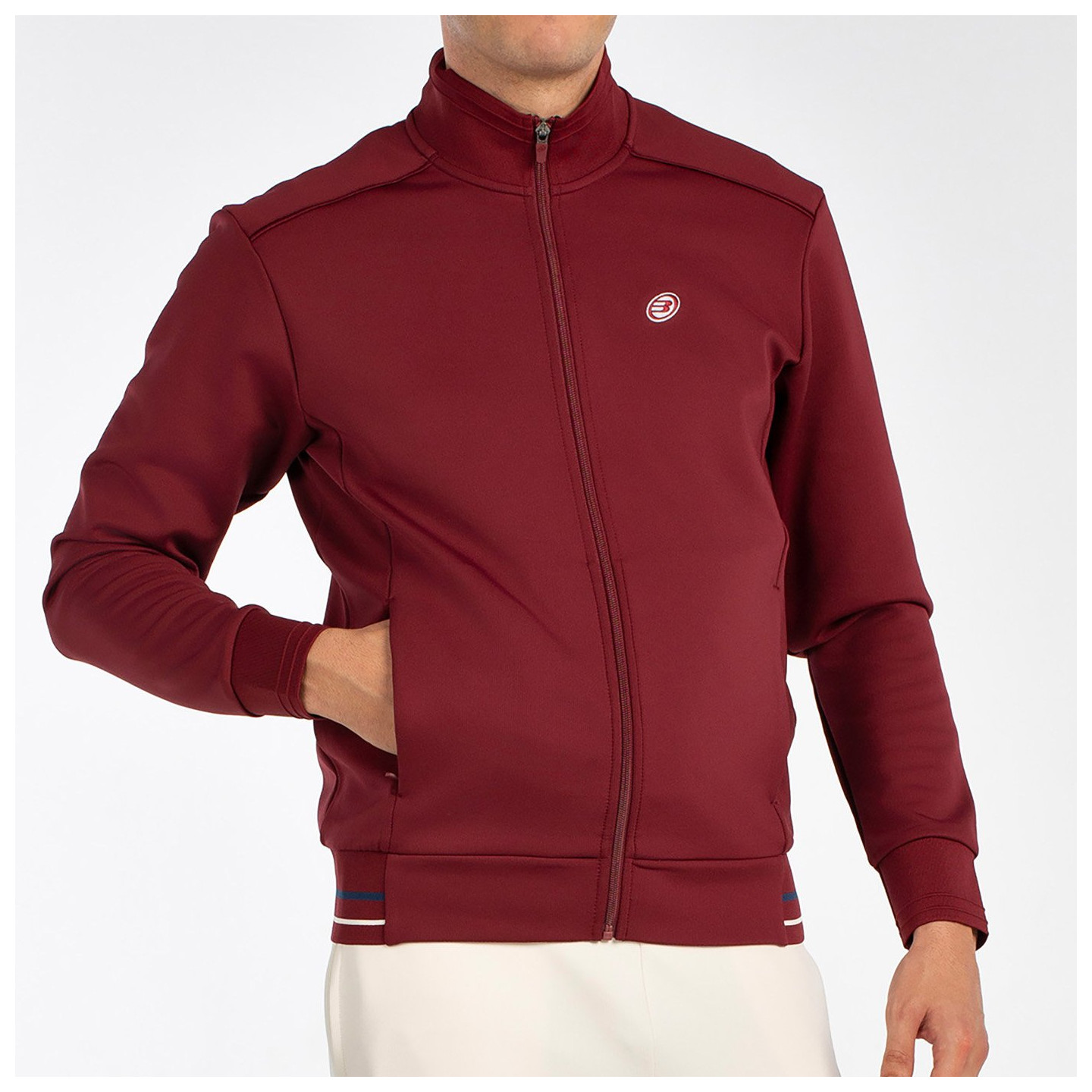 tienda de padel Madrid, tienda de padel online, tienda de padel españa, tienda de padel en linea, SUDADERA BULLPADEL ABADIN VINO