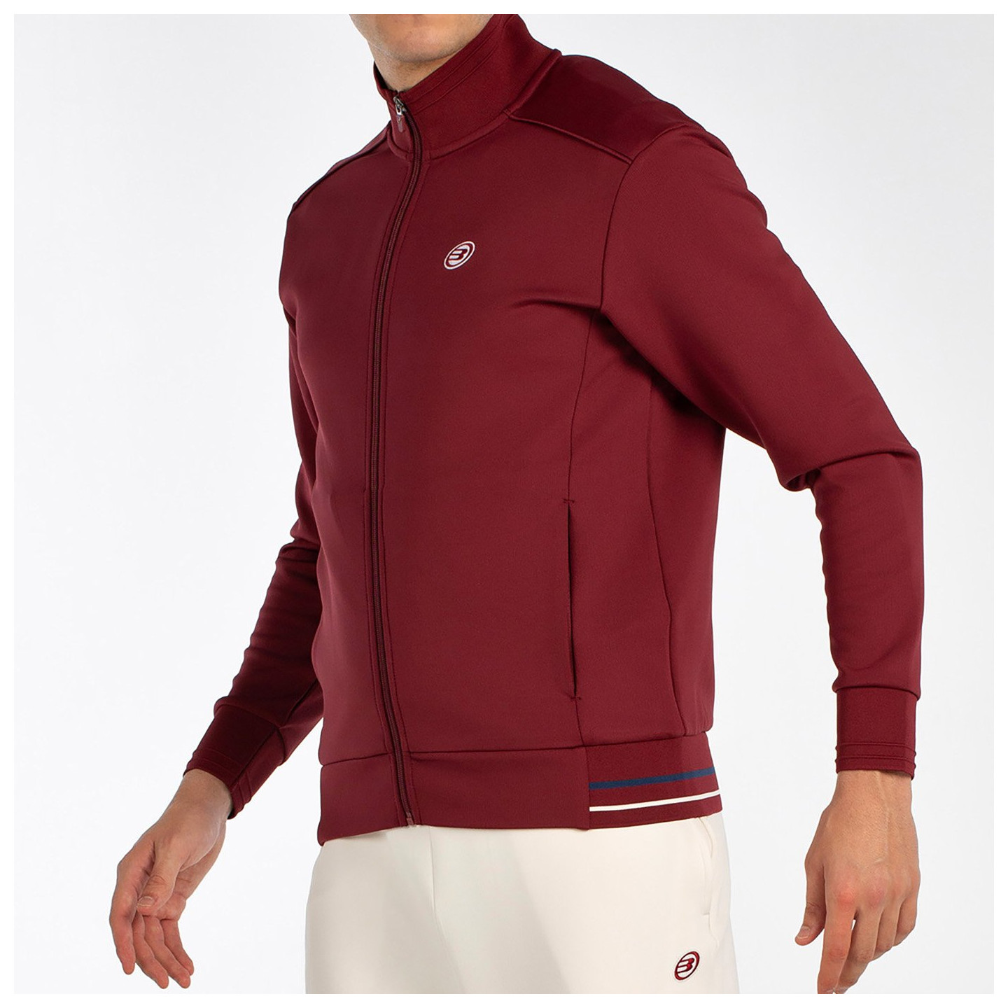 tienda de padel Madrid, tienda de padel online, tienda de padel españa, tienda de padel en linea, SUDADERA BULLPADEL ABADIN VINO