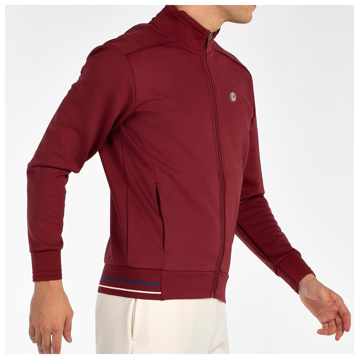 tienda de padel Madrid, tienda de padel online, tienda de padel españa, tienda de padel en linea, SUDADERA BULLPADEL ABADIN VINO