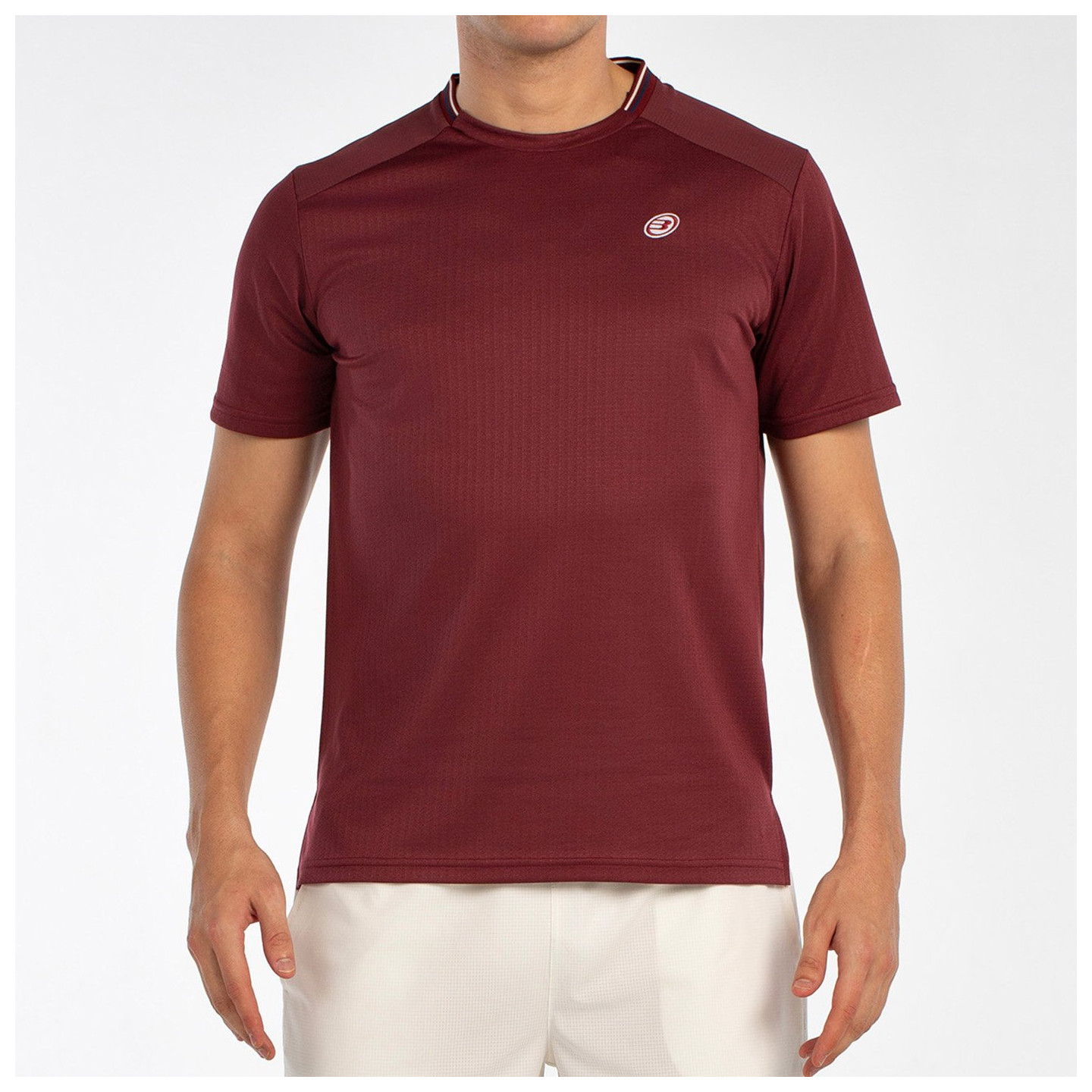 T-SHIRT BULLPADEL ACRUX BORDEAUX