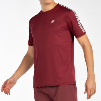 tienda de padel Madrid, tienda de padel online, tienda de padel españa, tienda de padel en linea, CAMISETA BULLPADEL ALDER VINO 