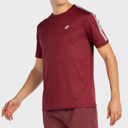 tienda de padel Madrid, tienda de padel online, tienda de padel españa, tienda de padel en linea, CAMISETA BULLPADEL ALDER VINO 