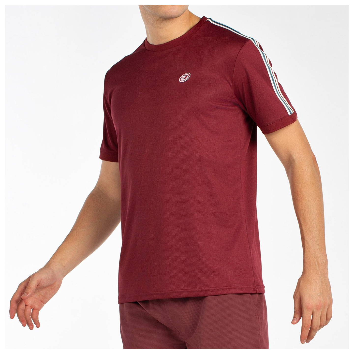 T-SHIRT BULLPADEL ALDER BORDEAUX