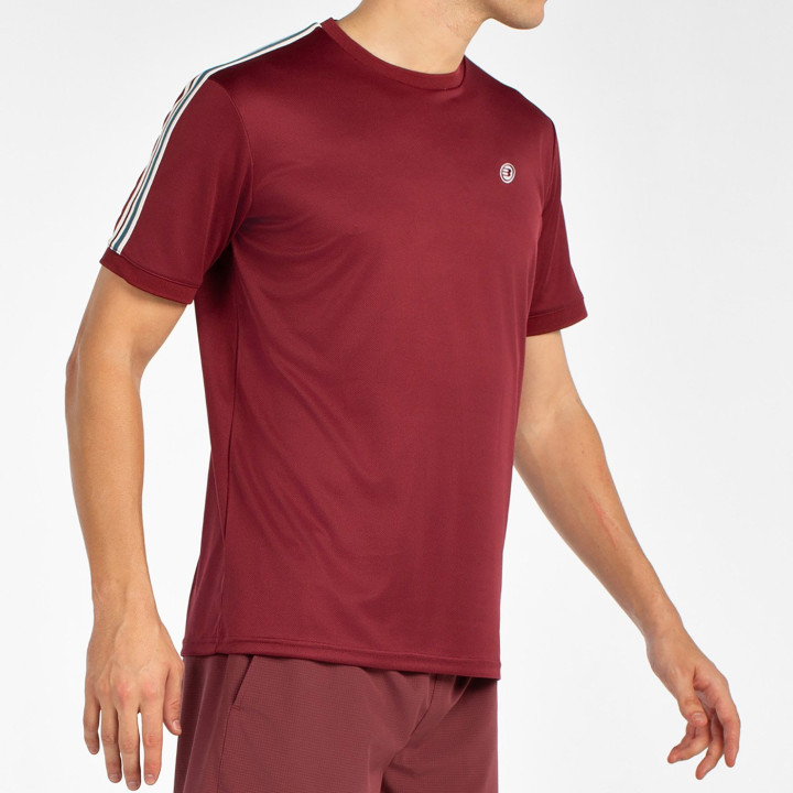 T-SHIRT BULLPADEL ALDER BORDEAUX